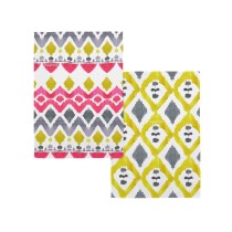 Kitchen Cloth HappyFriday Ikat Multicolour 70 x 50 cm (2 Units)