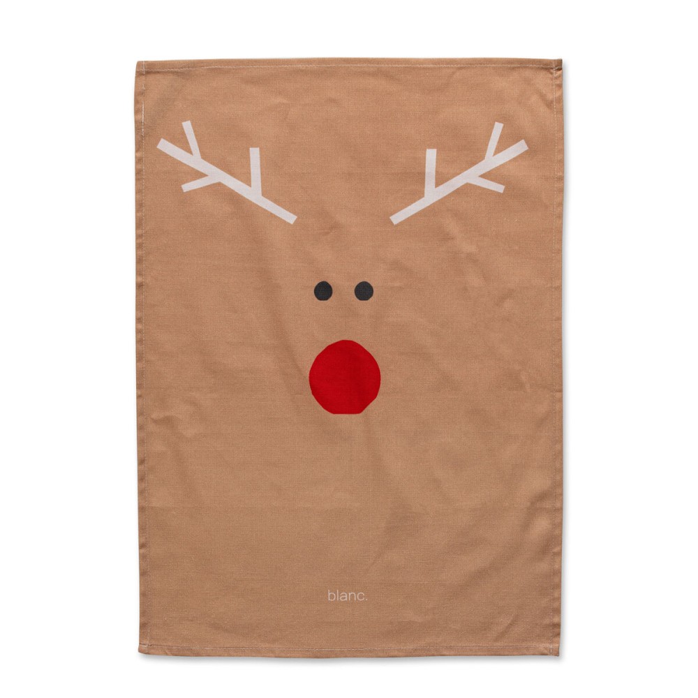 Tissu de cuisine HappyFriday Xmas Snowmates Multicouleur 70 x 50 cm (2 Unités)