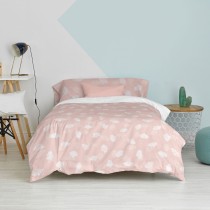 Duvet cover set HappyFriday Basic Kids Pink Single 2 Pieces