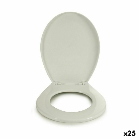 Toilet Seat Berilo 55427 White Plastic 34,5 x 43 x 5 cm (25 Units)