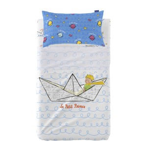 Bettwäsche-Set HappyFriday Le Petit Prince Navire  Bunt Babybettchen 2 Stücke