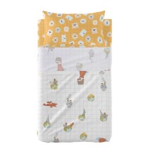 Bedding set HappyFriday Mr Fox World Trip Multicolour Baby Crib 2 Pieces