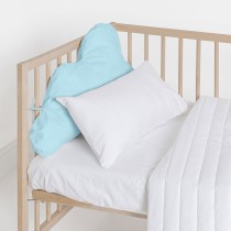 Cot protector HappyFriday Basic Kids Cloud Blue 60 x 40 cm