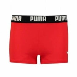 Boys Swim Shorts Puma Swim Logo Red