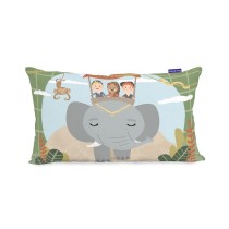 Housse de coussin HappyFriday Mr Fox World Trip Multicouleur 50 x 30 cm