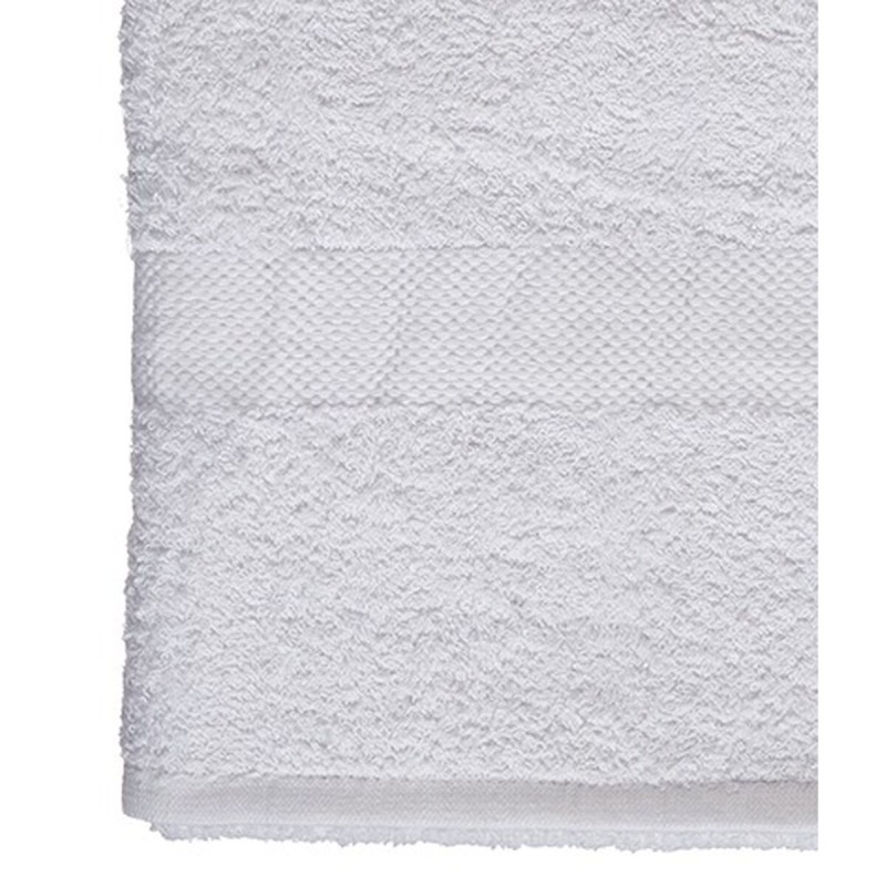 Serviette de toilette Berilo 89679 Blanc 80 % coton 20 % Polyester 90 x 150 cm 90 x 0,5 x 150 cm (3 Unités)