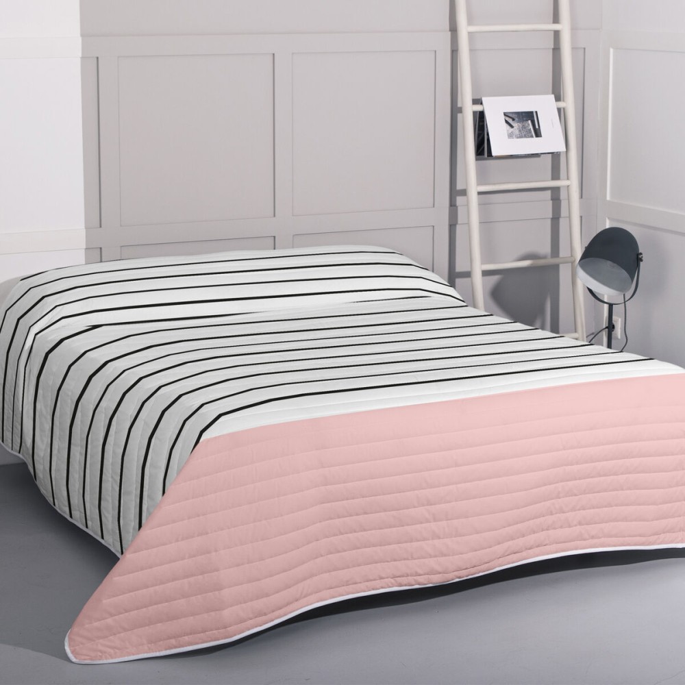 Steppdecke HappyFriday Blanc Blush Bunt 180 x 260 cm