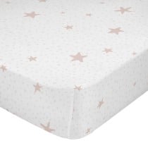 Fitted sheet HappyFriday BASIC KIDS Pink 70 x 140 x 14 cm