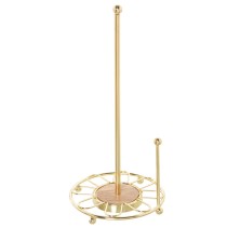 Kitchen Paper holder Alexandra House Living Golden Metal 15 x 32 x 15 cm