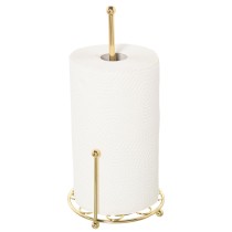 Kitchen Paper holder Alexandra House Living Golden Metal 15 x 32 x 15 cm