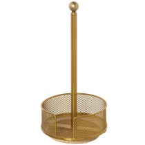 Kitchen Paper Holder Alexandra House Living Golden Metal 18 x 36 x 18 cm