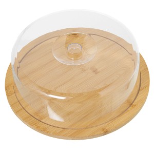 Cheese Plate Alexandra House Living Brown Wood 29 x 9 x 29 cm