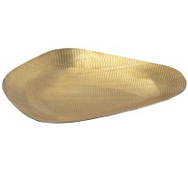 Tablettset Alexandra House Living Gold Metall Aluminium 31 x 3 x 23 cm 42,5 x 4 x 32 cm 2 Stücke