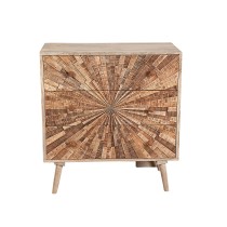 Chest of drawers Romimex Natural Mango wood 80 x 85 x 40 cm