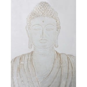 Oil Painting Romimex Canvas Buddha 120 x 160 x 4 cm