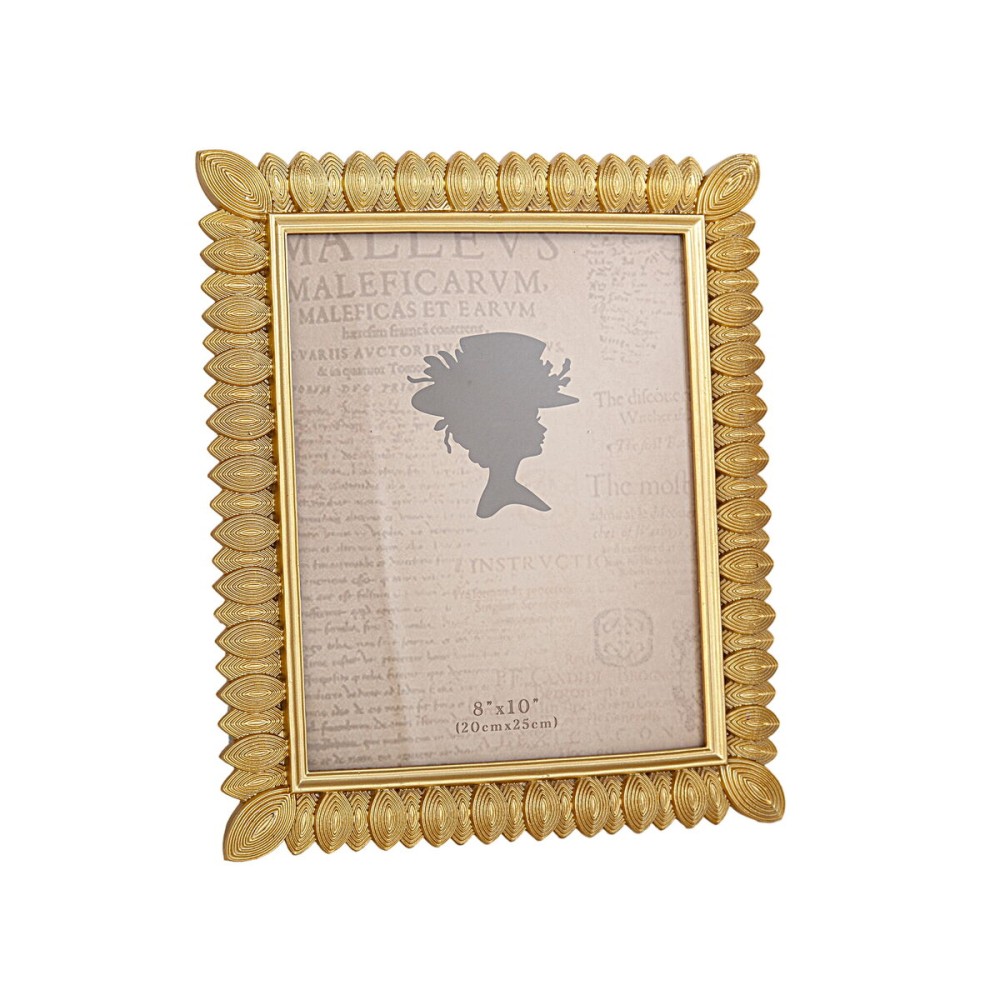 Photo frame Romimex Golden Resin 20 x 25 x 2 cm