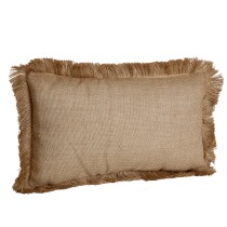 Cushion Romimex Brown With tassles 30 x 10 x 50 cm