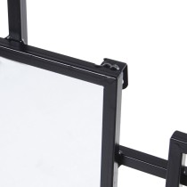 Wall mirror Alexandra House Living Black Metal 7 x 113 x 53 cm