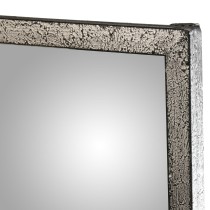 Wall mirror Alexandra House Living Black Silver Metal Window 7 x 79 x 80 cm