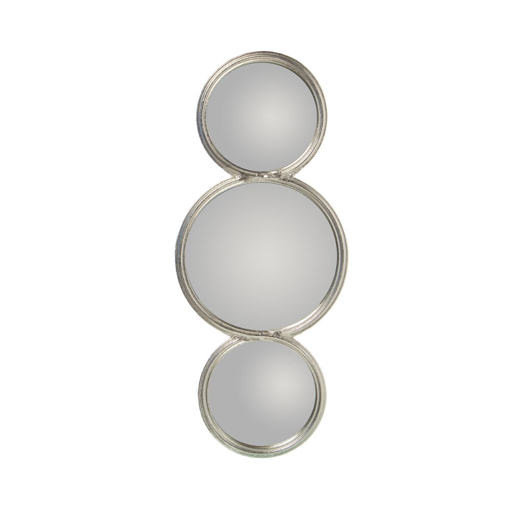 Wall mirror Alexandra House Living Silver Metal Circles 2 x 23 x 58 cm