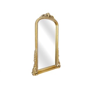 Wall mirror Romimex Golden MDF Wood 61 x 100 x 6 cm