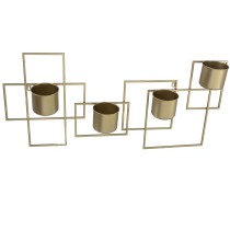 Blumentopf Alexandra House Living Gold Metall 9 x 91 x 40 cm Halsband