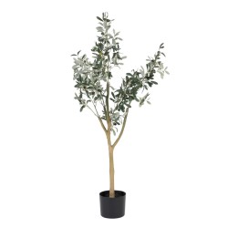 Decorative Plant Polyester Polyethylene Olive tree 55 x 60 x 112 cm