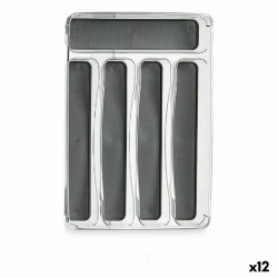 Besteckkasten Kinvara W623315 Grau Wiederverwerteter Kunststoff 23,3 x 4,5 x 32,7 cm (12 Stück)