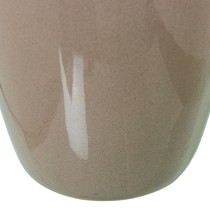 Vase Alexandra House Living White Beige Ceramic 11 x 11 x 33 cm