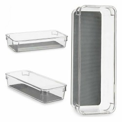 Drawer Organizer Kinvara W623310 Grey Recycled plastic 9,3 x 4,5 x 23 cm (24 Units)