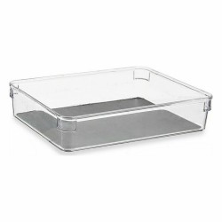 Organiseur de Tiroirs Plastique recyclé Gris 16 x 4,5 x 24 cm (24 Unités)