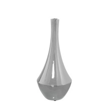 Vase Alexandra House Living Silver Ceramic 14 x 14 x 28 cm