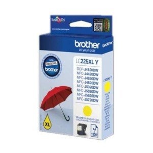 Cartouche d'Encre Compatible Brother LC225XLYBP Jaune