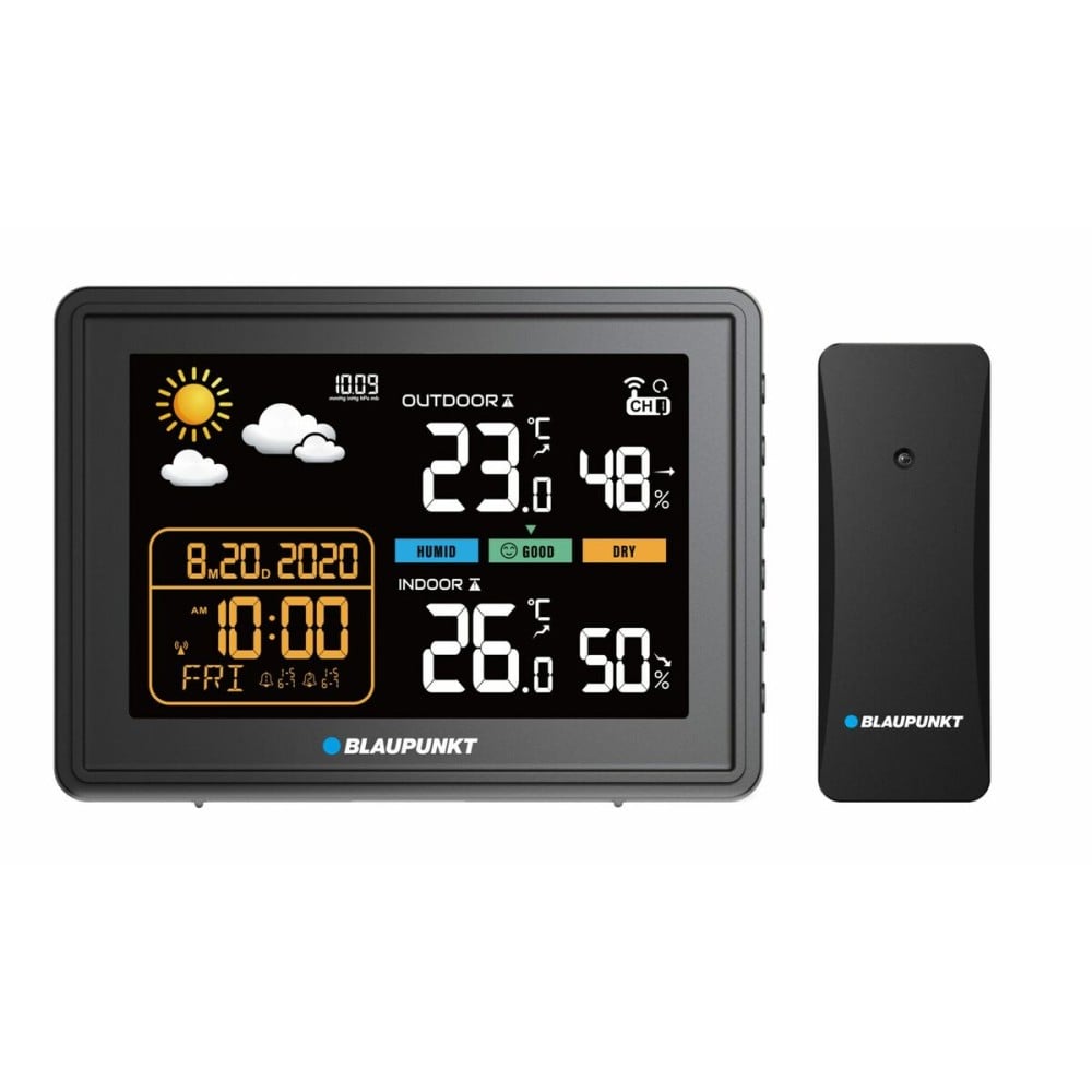 Multifunktions-Wetterstation Blaupunkt WS30BK Schwarz