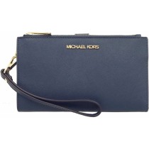 Kulturbeutel Michael Kors 35F8STVW0L-NAVY Blau Leder 19 x 11 x 3 cm