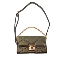 Damen Handtasche Michael Kors Serena grün 25 x 15 x 4 cm