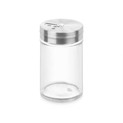 Spice Rack Transparent Silver 5 x 8,5 x 5 cm (12 Units)