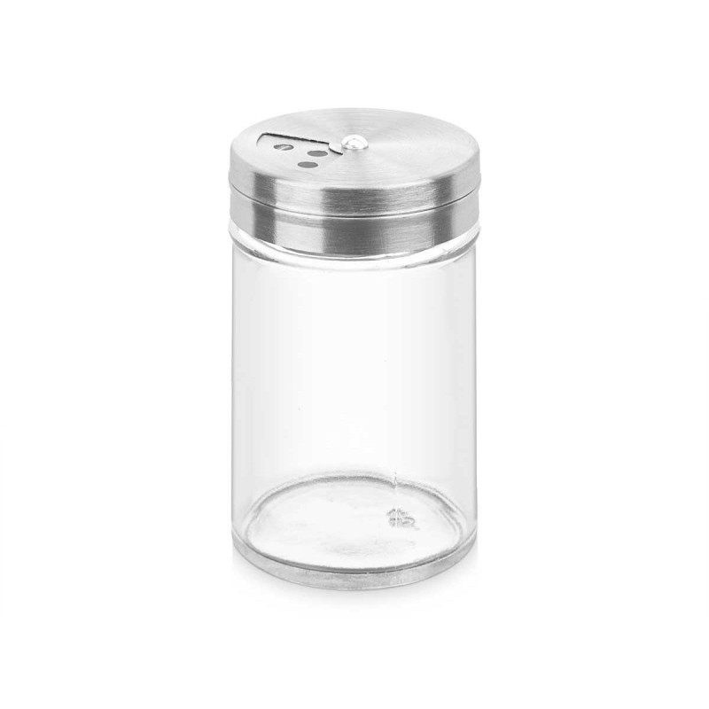 Spice Rack Vivalto LH1103 5 x 8,5 x 5 cm Transparent Silver (12 Units)