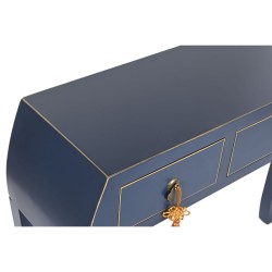 Console DKD Home Decor Blue Golden Fir MDF Wood 96 x 26 x 80 cm