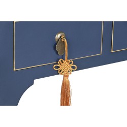 Konsole DKD Home Decor Blau Gold Tanne Holz MDF 96 x 26 x 80 cm