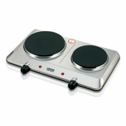 Electric Hot Plate Haeger HP-02S.015A 2 Stoves Red 2250W