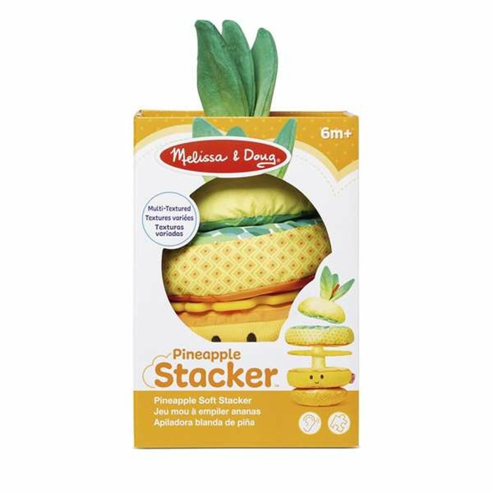 Stapelbare Bauklötze Melissa & Doug Ananas Spielzeug 5 Stücke