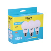 Pack of 3 LED bulbs EDM 98207 F 60 W 10 W E27 810 Lm 932 Lm Ø 6 x 10,8 cm (6400 K)