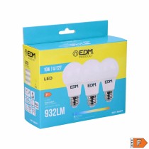 Packung mit 3 LED-Lampen EDM 98207 F 60 W 10 W E27 810 Lm 932 Lm Ø 6 x 10,8 cm (6400 K)