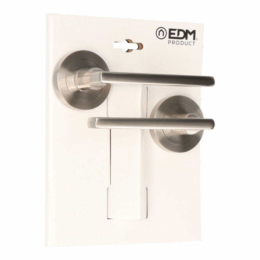 Poignée avec rosace EDM 85437 606 Aluminium Ø 50 mm