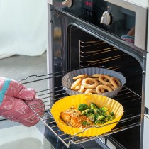 Silikonformen mit Backpinsel für Heißluftfritteusen Mollicon InnovaGoods 2 Stück