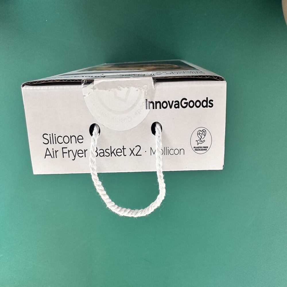 Paniers en Silicone avec Pinceau pour Friteuses à Air Mollicon InnovaGoods 2 Unités