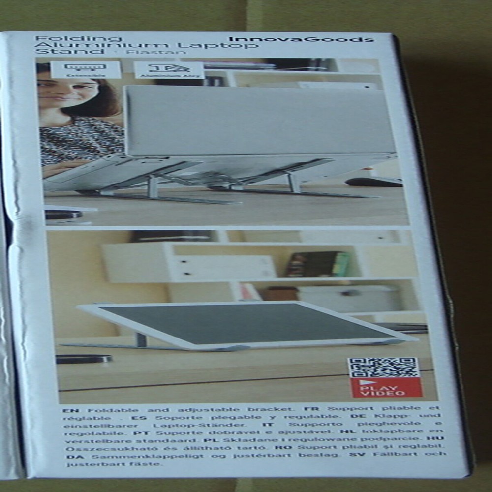 Folding and Adjustable Laptop Stand Flastan InnovaGoods