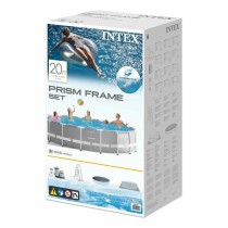 Detachable Pool Intex Prism Frame Grey 32.695 l 610 x 132 cm