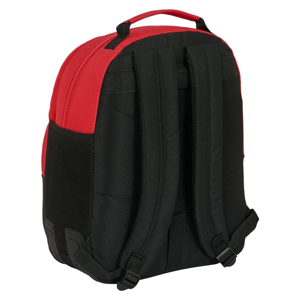 Cartable Sevilla Fútbol Club Noir Rouge 32 x 42 x 15 cm